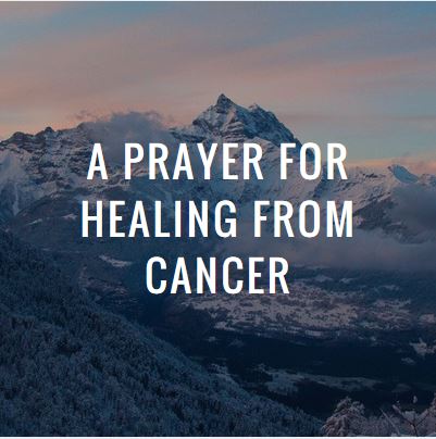 Prayer for healing from cancer